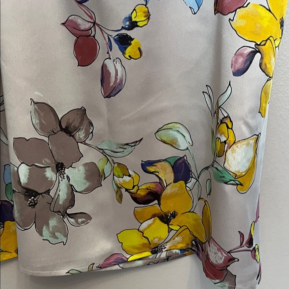 Floral Camisole with Yellow and Blue Accents - Picture 9 of 13